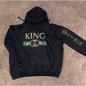 2X Black Jasper fashion hoodie